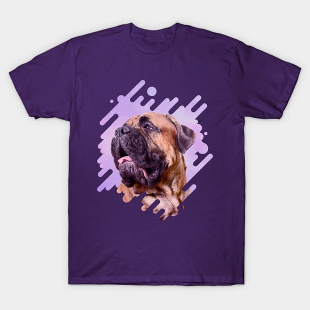 Bullmastiff dog T-Shirt by Nartissima